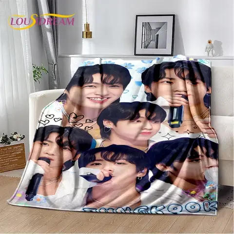 BTS Themed Blanket Soft Throw for Fans - AliExpress