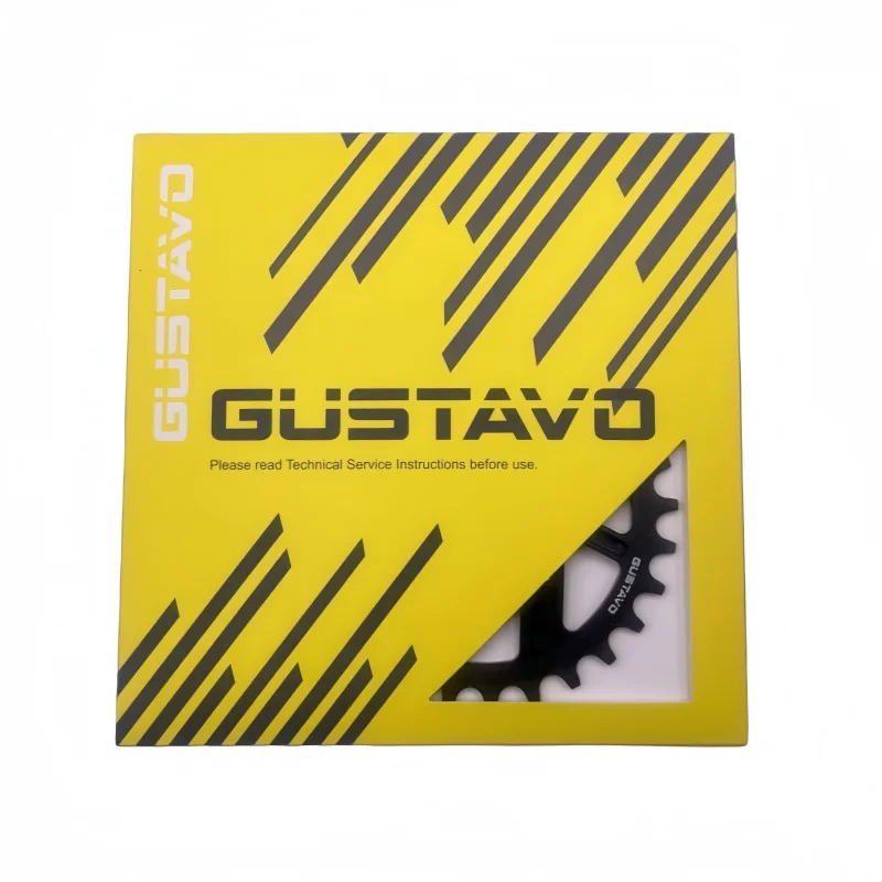 

GUSTAVO Offset 3mm Narrow Width Chainring 26T/28T/30T/32T/Bicycle MTB Star Ring 3-Bolt Single Disc