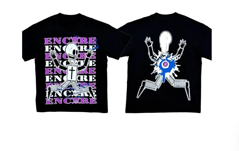 2026 Che Encore Tout Merch Tee Limited Edition Skeleton Print Short Sleeve T-Shirt TX1750