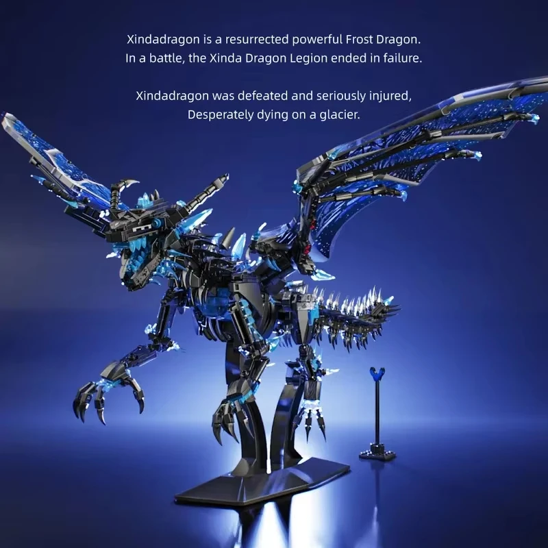 

Creative Warcraft Sindragosa Neltharion Ice Dragon Building Blocks Fire Dragon Assemble Bricks Toys Gift For Children Kids Adult