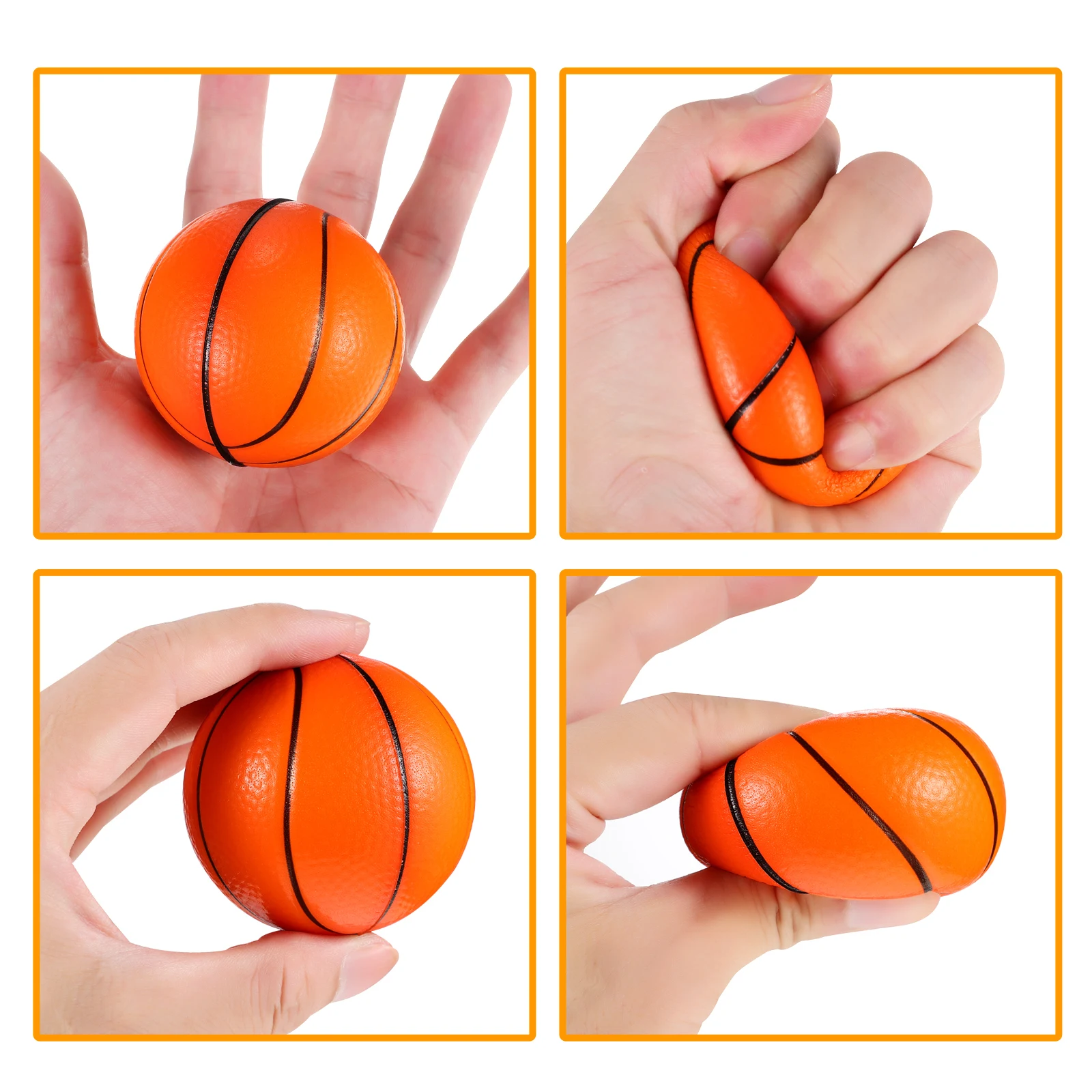 12 個の PU ボール小さなストレスボールミニスクイーズソフト野球おもちゃバスケットボールスポーツサッカー