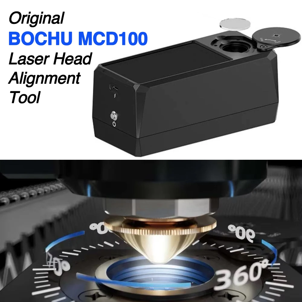 Original BOCHU MCD100 Manual Center Device Nozzle Visual Aligner NVA For BOCI Raytools WSX OSPRI HSG Bodor Precitec Laser Head