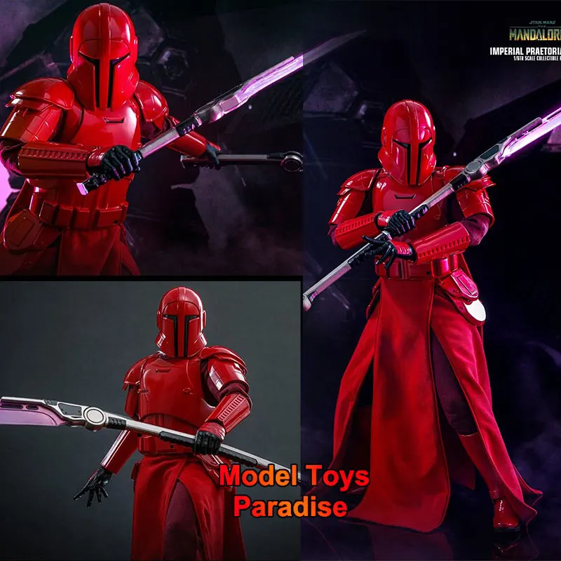 HT HOTTOYS TMS108 1/6 Men Soldier Star Wars The Mandalorian Red Imperial Guard Full Set 12inch Action Figure Collectible Toys