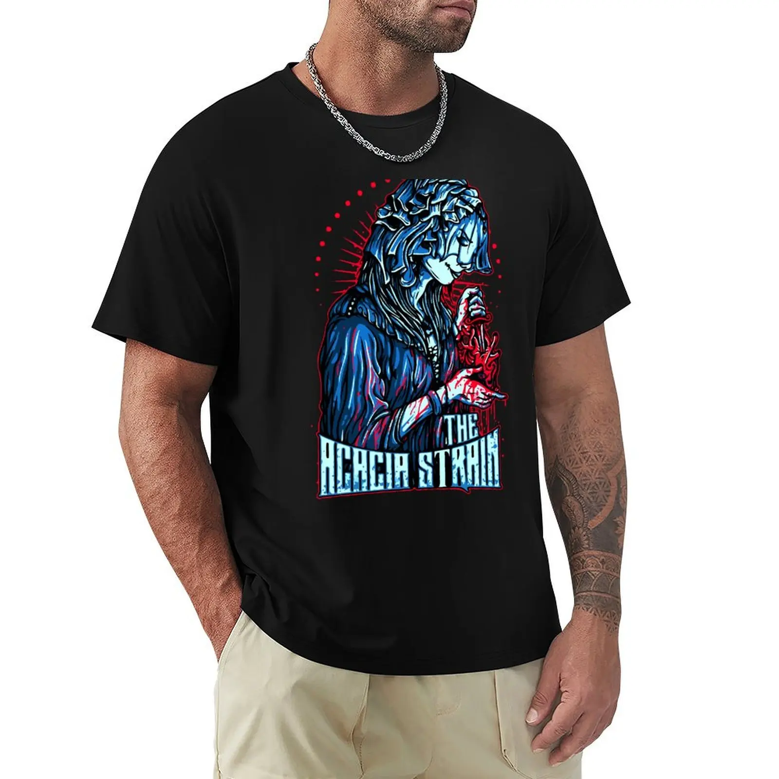 The Acacia Strain Merch T-Shirt Labor Work Casual T-Shirt