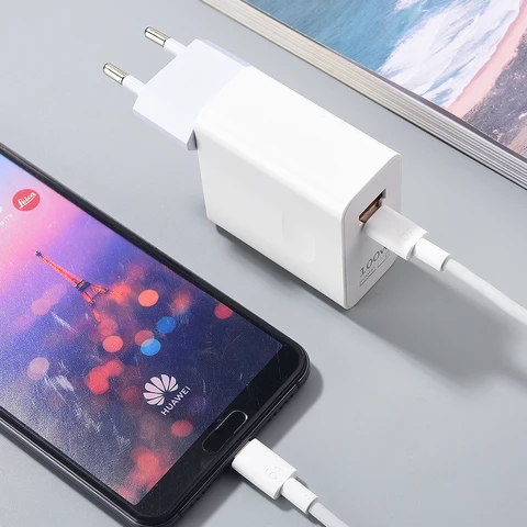 Быстрое зарядное устройство Huawei EU/US Max 100 Вт SuperCharge PD/QC 3.0 Quick Charge для Pura 70 UItra Mate70 Pro 1/1.5M Тип C To tipo C Кабель