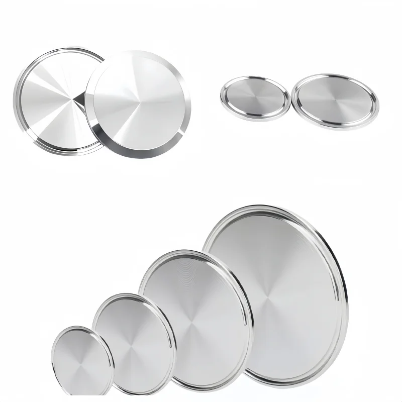 

6-дюймовая санитарная торцевая заглушка с тройным зажимом диаметром 167 мм подходит для заглушки с тройным зажимом для домашней дистилляции, толщина 7 мм или 11 мм, нержавеющая сталь 304