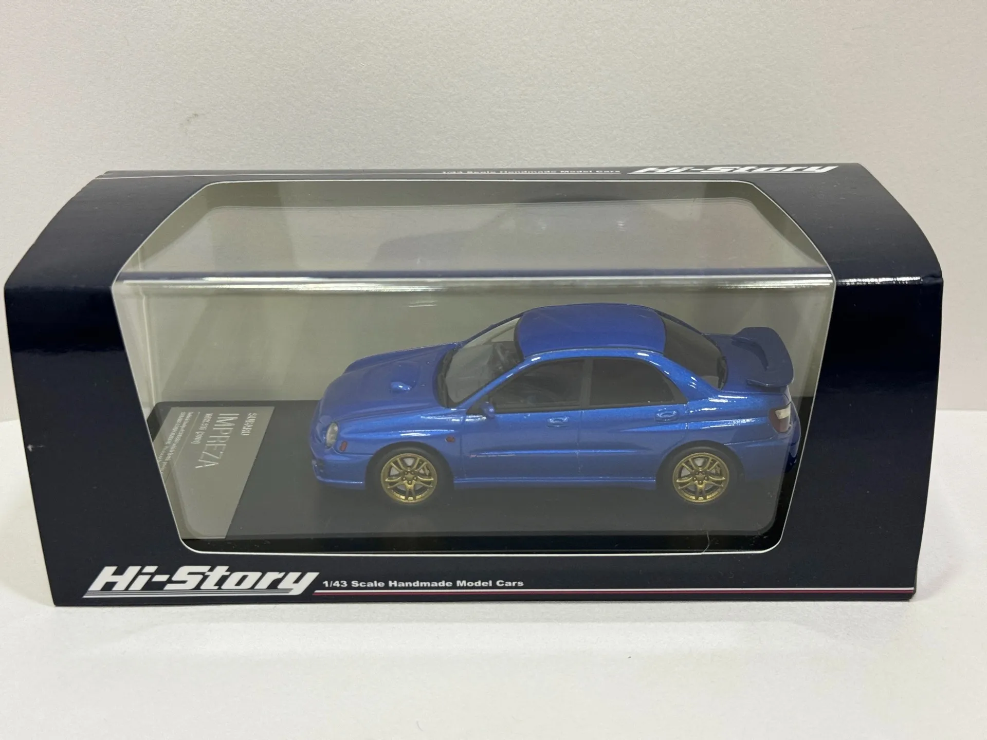 

Diecast Hi Story 1/43 Scale Subaru Impreza S202 STI Resin Car Model Collectible Toy Gift Souvenir Display Ornament