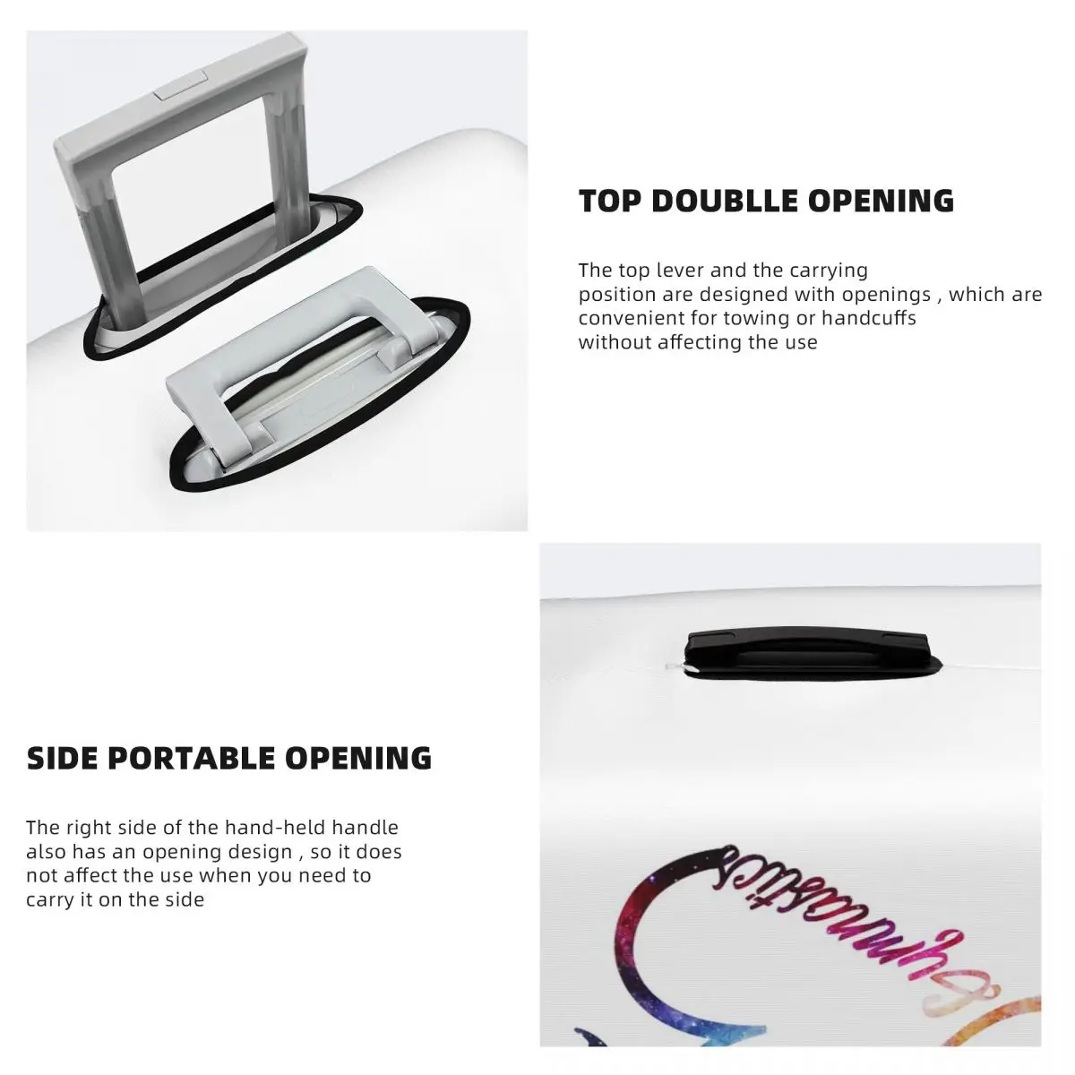 Защитный чехол для чемодана Galaxy Gymnastics Heart, эластичные защитные чехлы для дорожного багажа на 18-32 дюймов