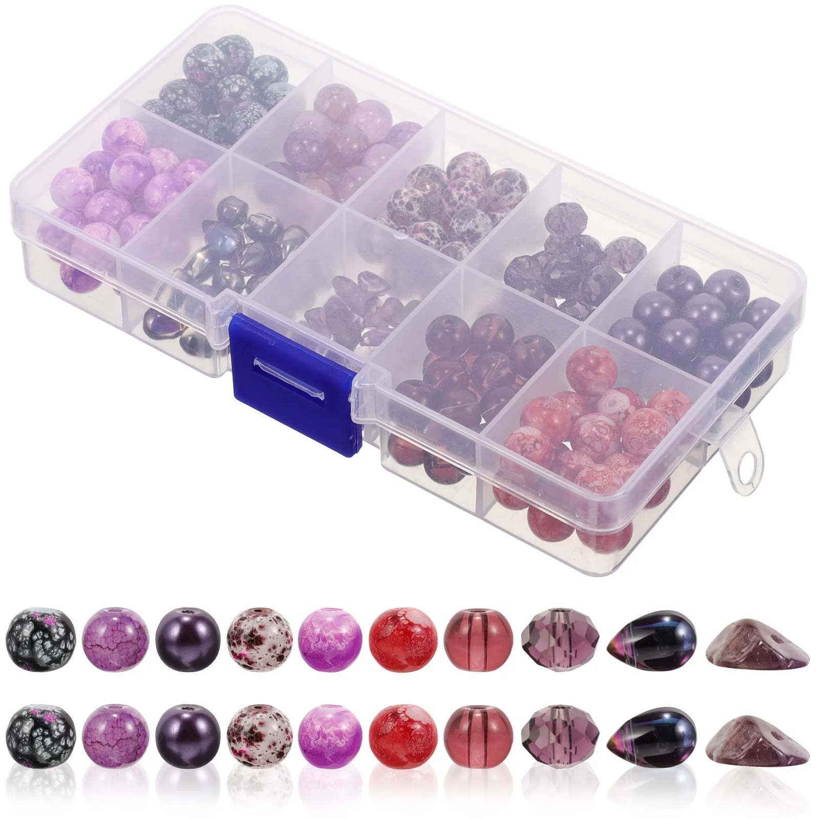 

Beads for Making Jewellery Glass Spacer Jewelry Gravel Small Round Bracelet Diy