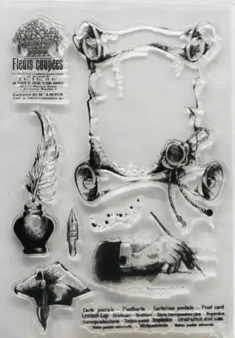 

Пишите прозрачные штампы, печать, скрапбукинг, бумажные изделия, прозрачные штампы для скрапбукинга X0503