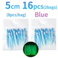 2 bolsas azules de 5 cm