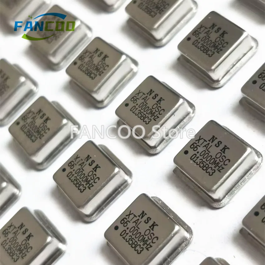5PCS 66M 66.000M 66MHZ 66.000MHZ Half size 3.3v 5v CRYSTAL CLOCK OSCILLATOR OSC DIP-4 66.000