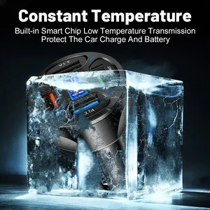 Auto-Ladegerät 250W schneller Last-Leichteradapter 2-6 Ports USB-C Quick Ladegerät Telefon Ladegerät für iPhone Xiaomi Samsung 6 Hauptverkaufsladegerät Batterie Xiaomi - №6