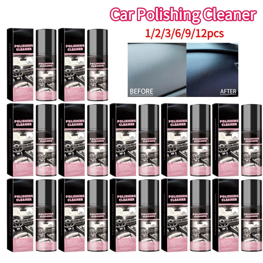 

Полировальный очиститель салона автомобиля, защитный очиститель салона, спрей, обновление, обеззараживание, обслуживание, удаление пятен