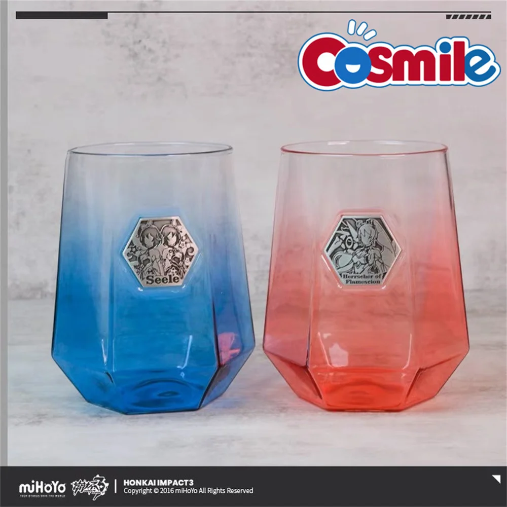 

Cosmile Honkai Impact 3 Kiana Kaslana Seele Vollerei Glass Cup Tea Water Cup Daily Props Gift C