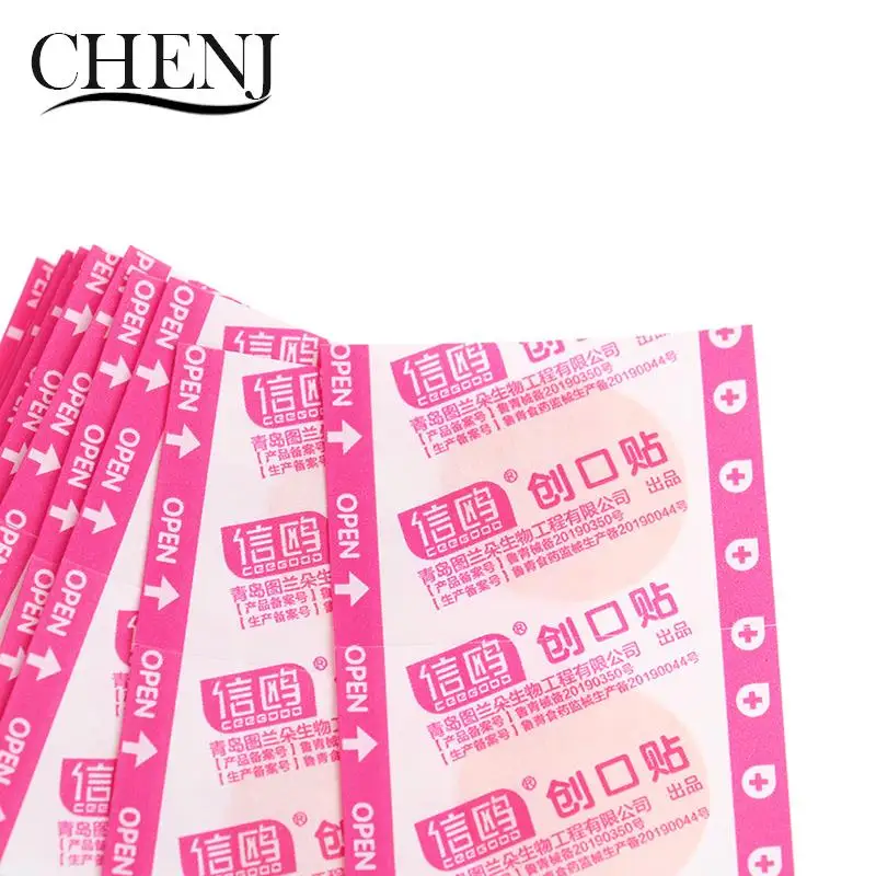 100pcs Adhesive Spot Bandage Medi-Pak Performance Fabric 0.66" Diameter Round Tan