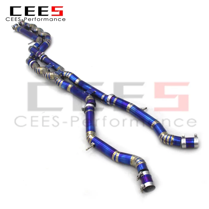 نظام عادم CEES لسيارات BMW M3/M4 F80 F82 F83 S55 3.0T 2014-2019 نظام عادم أنبوب متوسط الطول متساوي الطول