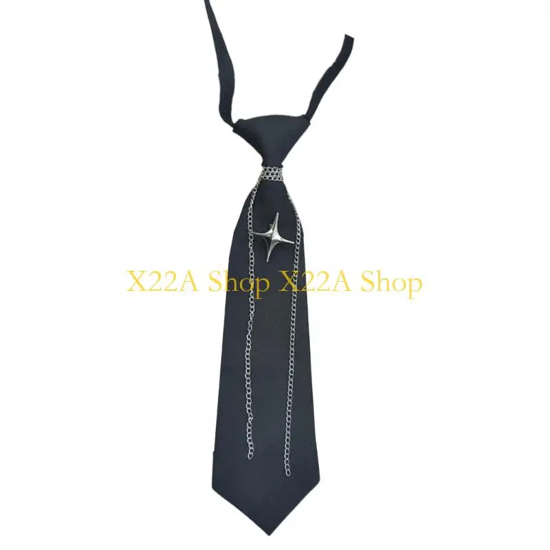 Unique Earlier Tied Necktie With Ergonomic Design Machine Washable Polyester Silk Fabric Undisturbed For Travel Meetings And