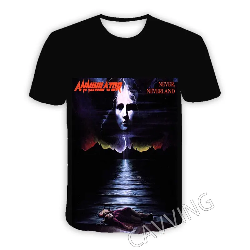 New Fashion Women/Men\'s 3D Print ANNIHILATOR Casual T-shirts Hip Hop Tshirts Harajuku Styles Tops Clothing