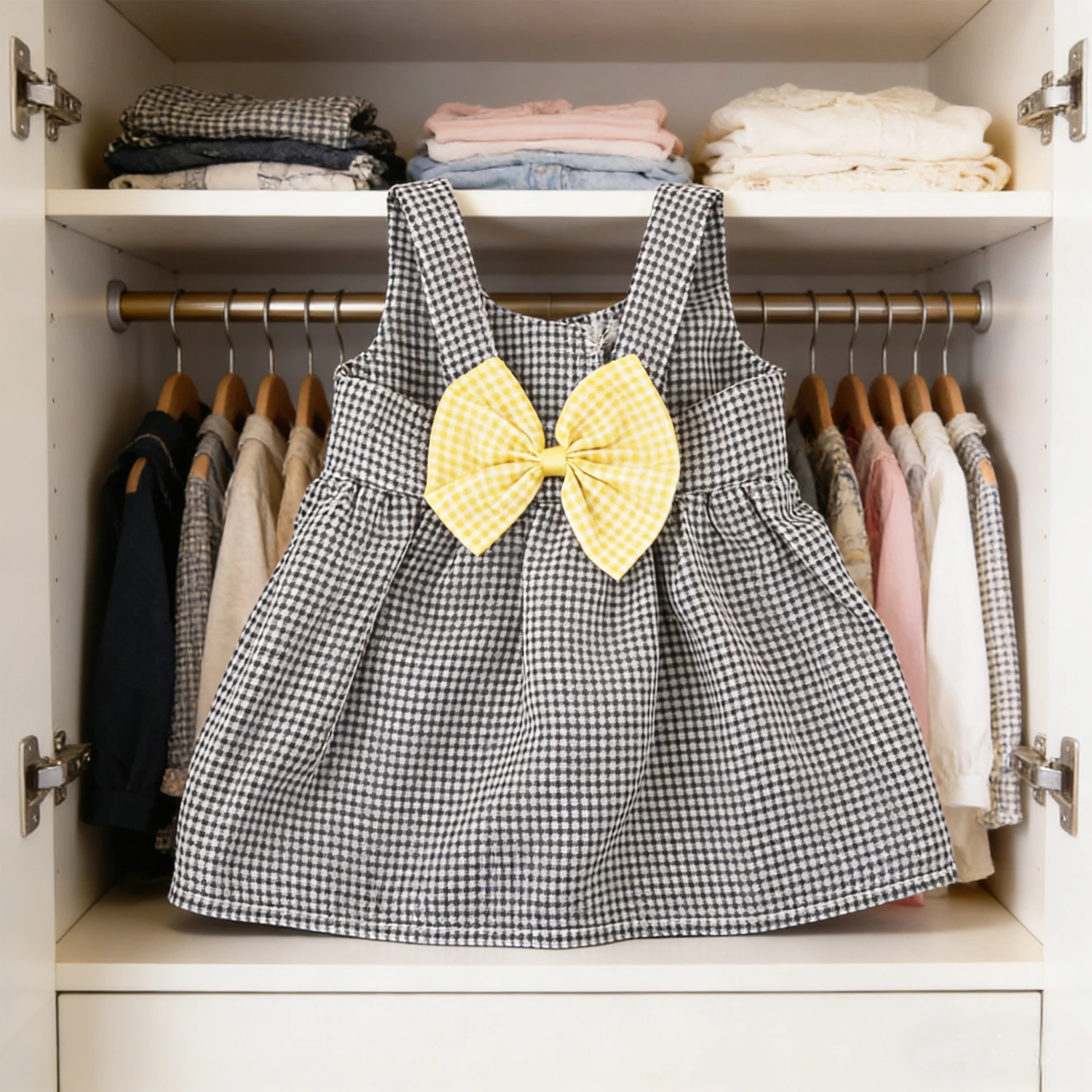 Doll Dress Gray Gri… - image