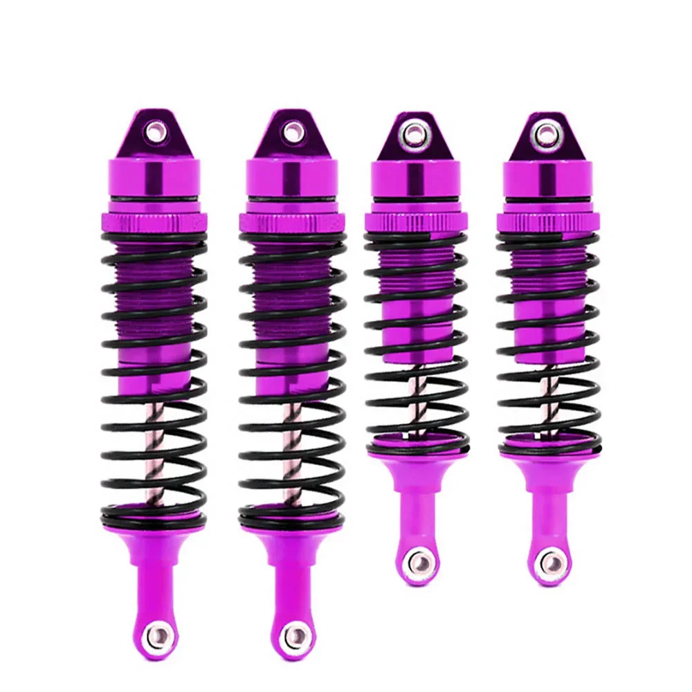 4pcs SLASH 4X4 Aluminium Alloy Front Rear Shock Absorber Full Metal Big Bore for Traxxas 1/10 Slash 4x4 Rustler 4x4 VXL