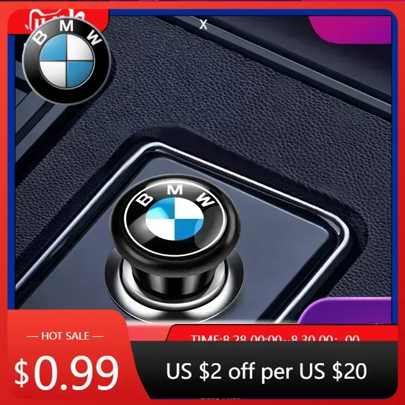 

Декоративные накладки для салона BMW E60 E93 2025: Портативный автомобильный прикуриватель с логотипом BMW, адаптер для прикуривателя для BMW