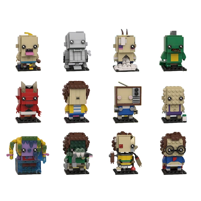 6249 pièces MOC Garbage Pail BricKidz Série complète Brickheadz Modèles de blocs de construction Jouets Architecture Cadeau de Noël Éducation