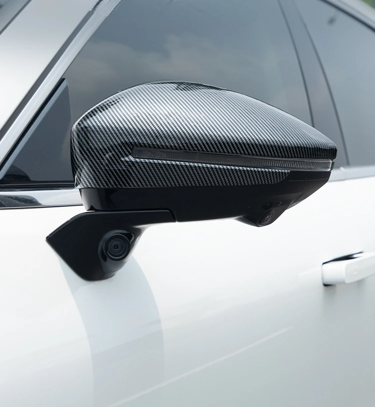 

Suitable For ZEEKR 001 2021 2022 2023 Carbon Fiber Pattern Rear View Mirror Protective Cover Accessories