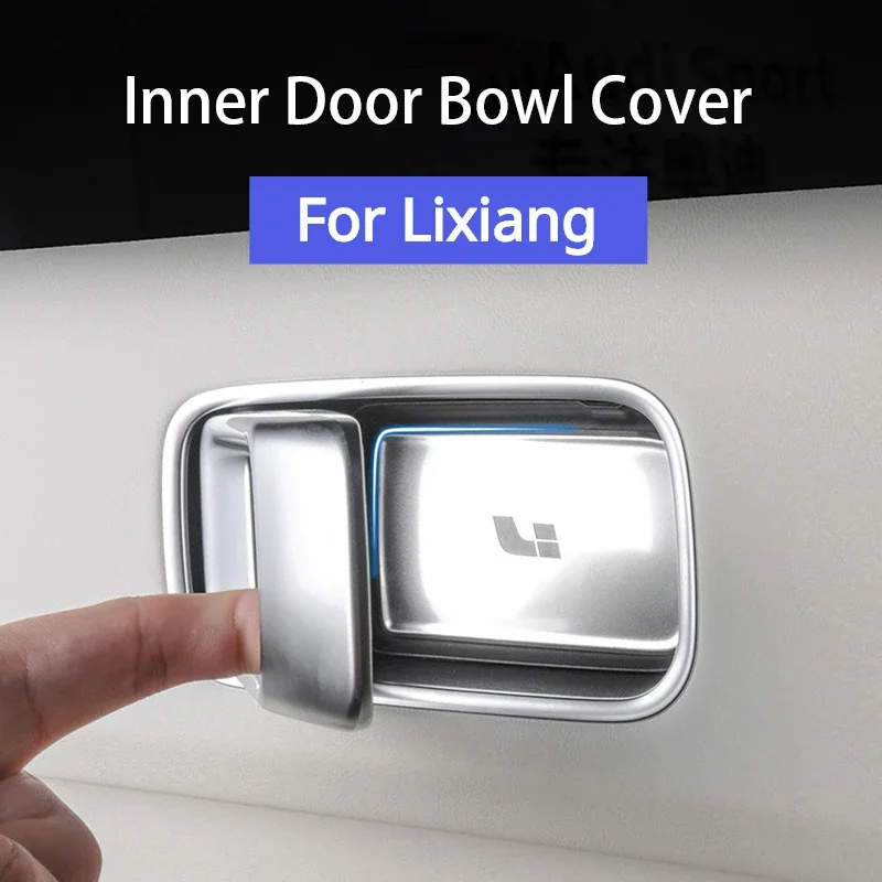 

For Li LiXiang L6 L7 L8 L9 2022 2023 Car Interior Handle Bowl Sticker For L6 L7 L8 L9 Car door handle modification sticker