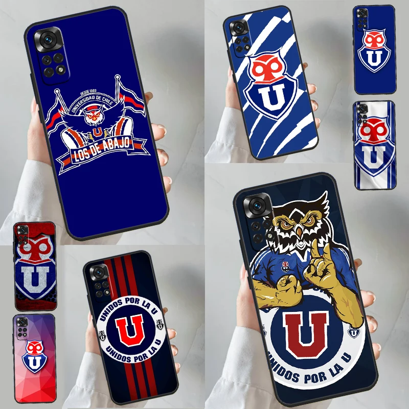 Chile University Logo Case For Xiaomi Redmi Note 12 11 10 8 9 Pro 12 Turbo 9S 10S 11S 12S Redmi 12C 9C 10C Cover