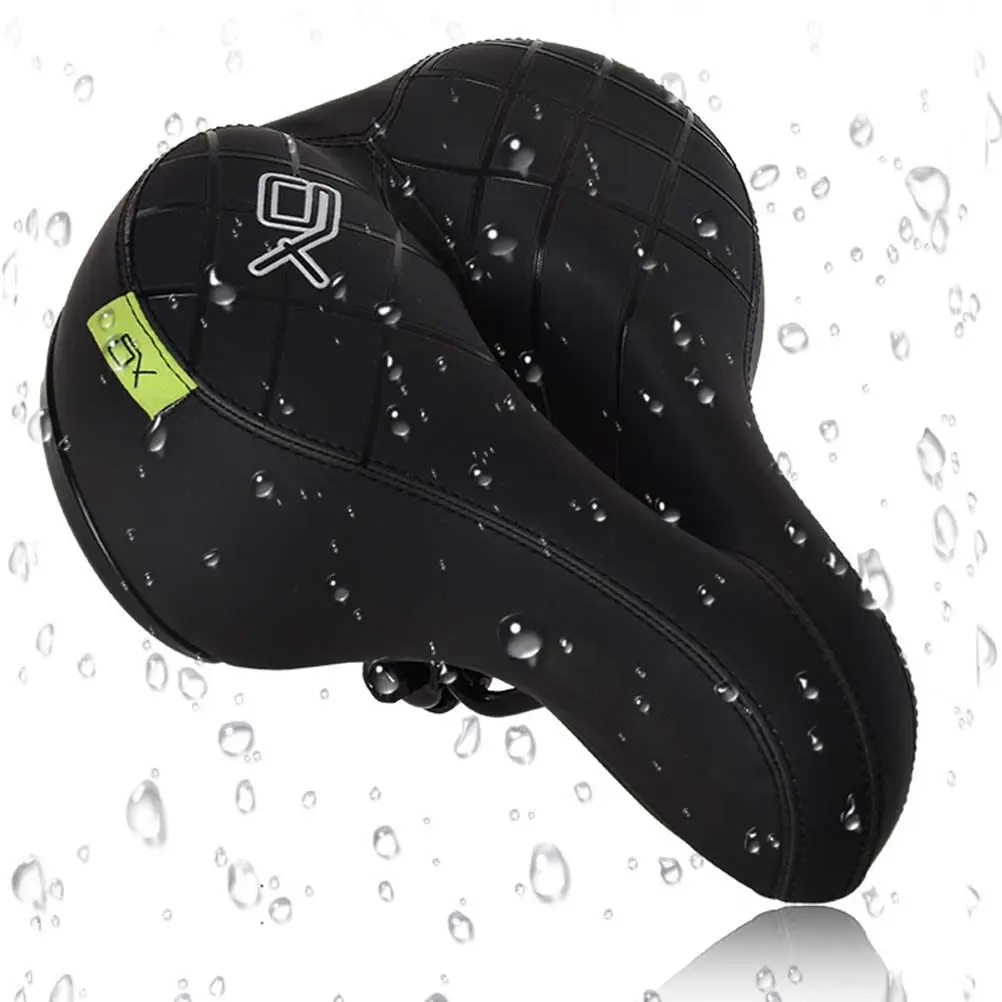 

Thick Ergonomic Mountain Bike Saddle with Ventilation Groove Shockproof PU Cushion for Long Distance Cycling Comfortable
