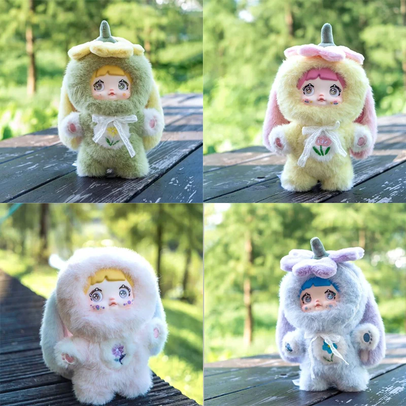 Nommi Garden Rabbit Series Vinyl Blind Box Nommi Rabbit Plush Mystery Box Dolls Surprise Bag Backpack Pendant Figure Toy Gifts