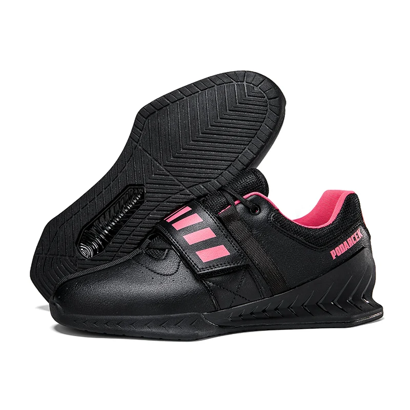 Men Weightlifting Shoes High-Quality Professional Original Women Power Squat Deadlift Non Slip Shoes Training Indoor Sneakers
