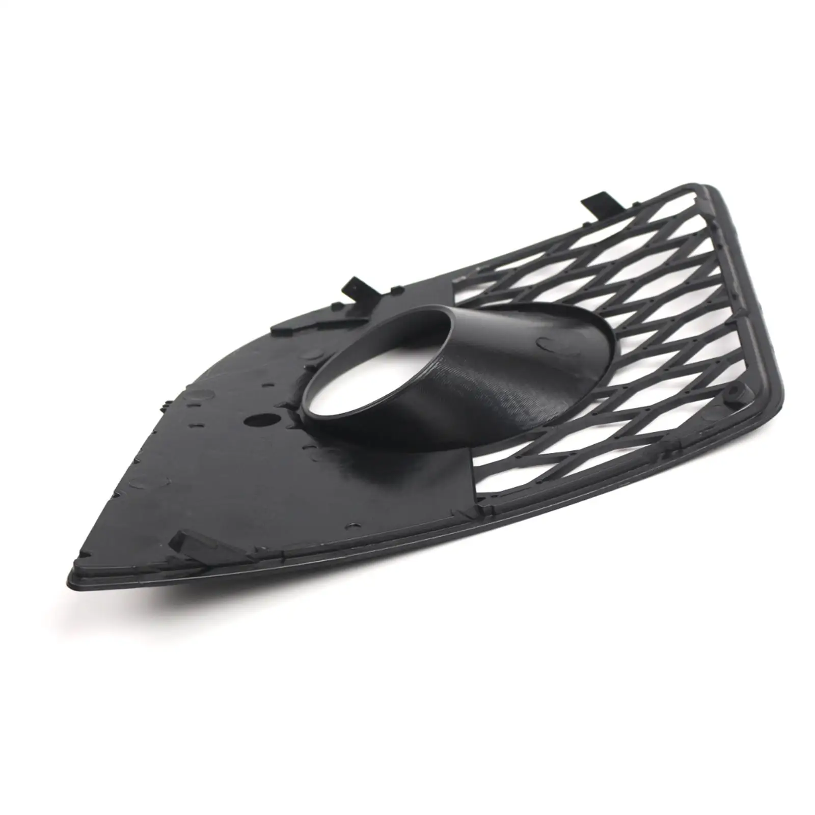 Sturdy Auto Grille Left Front Fog Light Mesh Black Plastic for Seat Leon 1P 2005-2012 Driver Side