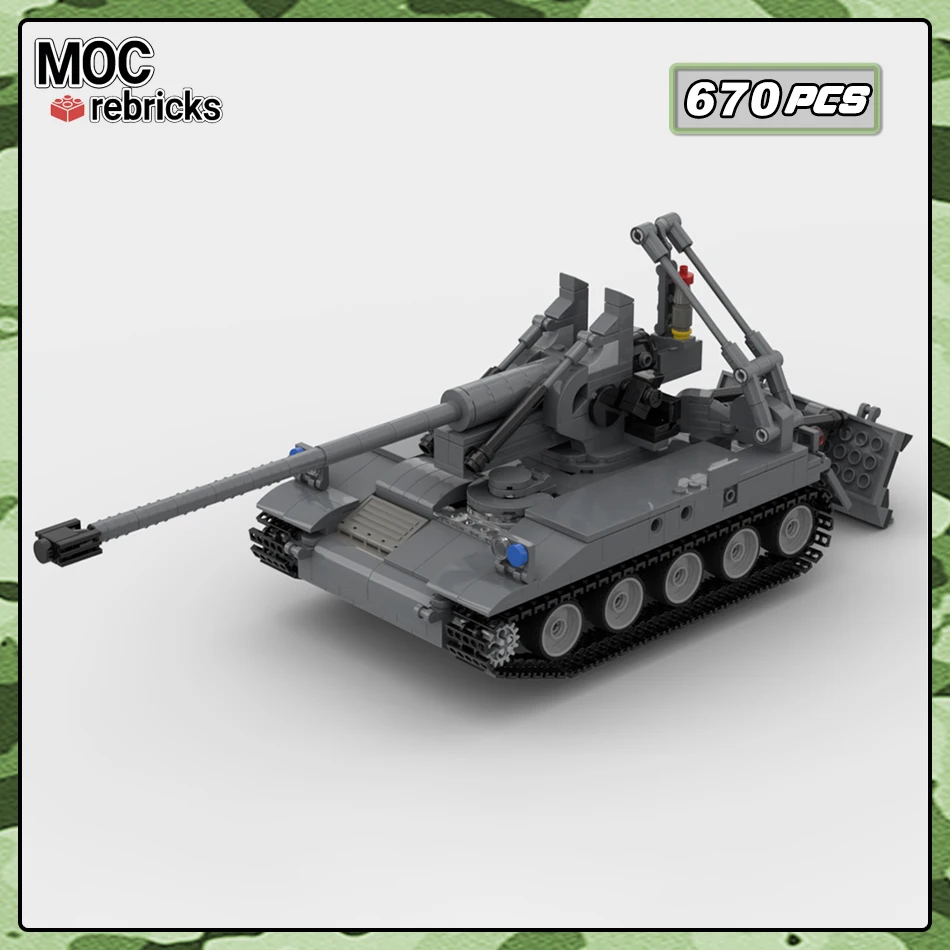 Advanced Military Combat Weapon M107 Self Propelled Gun Tank Model Building Blocks Museum Collection Bricks Toy Series Kid Gifts