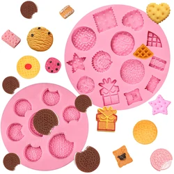 Heart Cookie Shape Mini Cake Topper Decorating Silicone Mold Fondant Cupcake Cookies Dough Sugar Craft Candy Chocolate DIY Mould