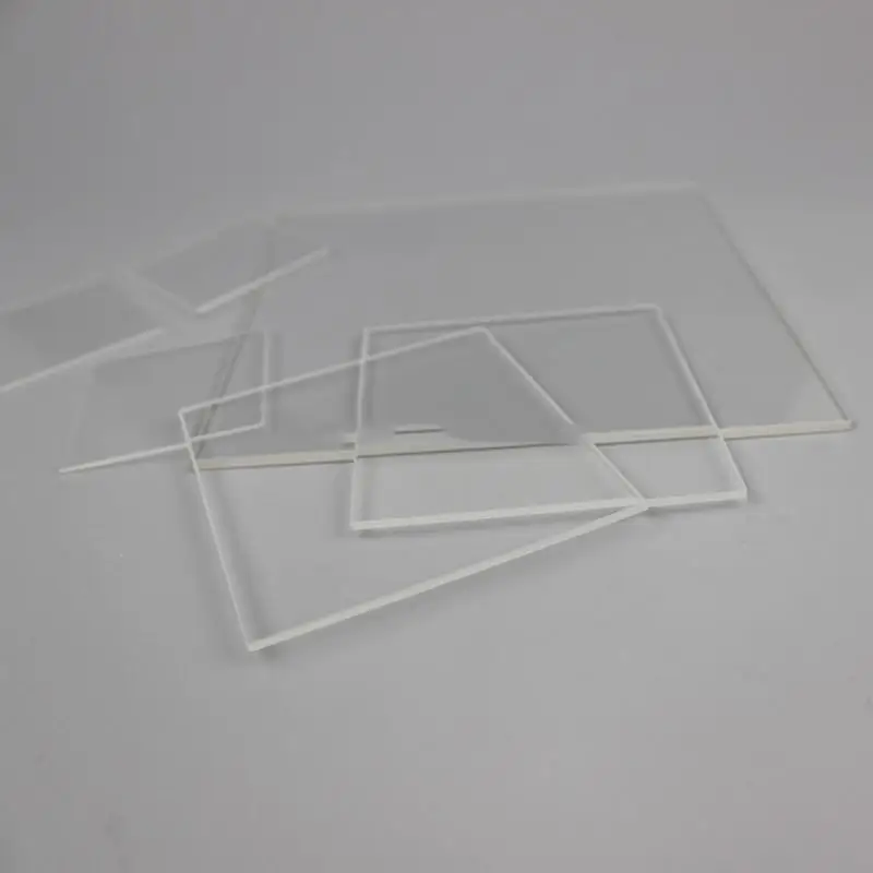 1pcs double-sided polished transparent fused silica glass plate 30mm*30mm*1mm quartz glass square plate