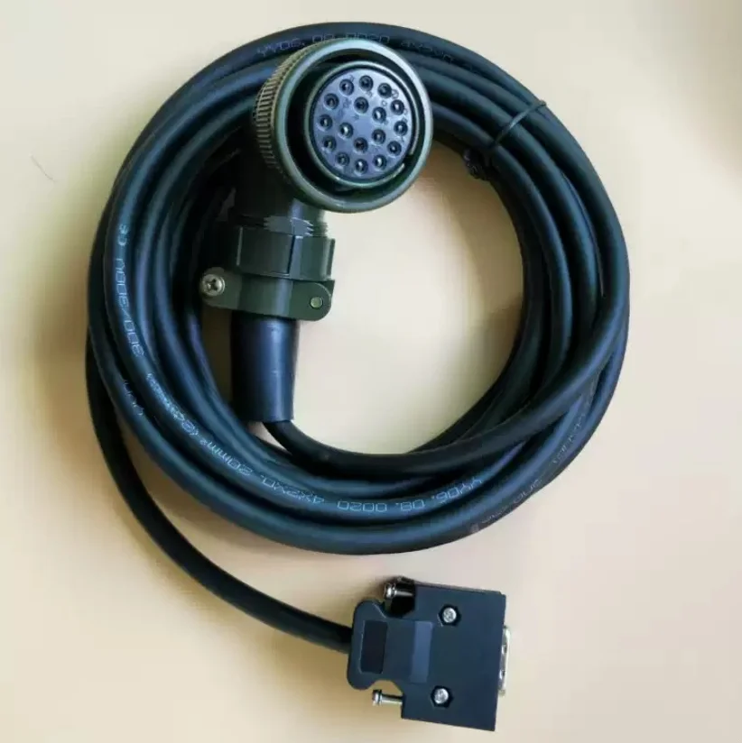 For Mitsubishi MDS-B-SVJ2 servo HC motor encoder OSA17 cable 20 pins 17 holes signal cable