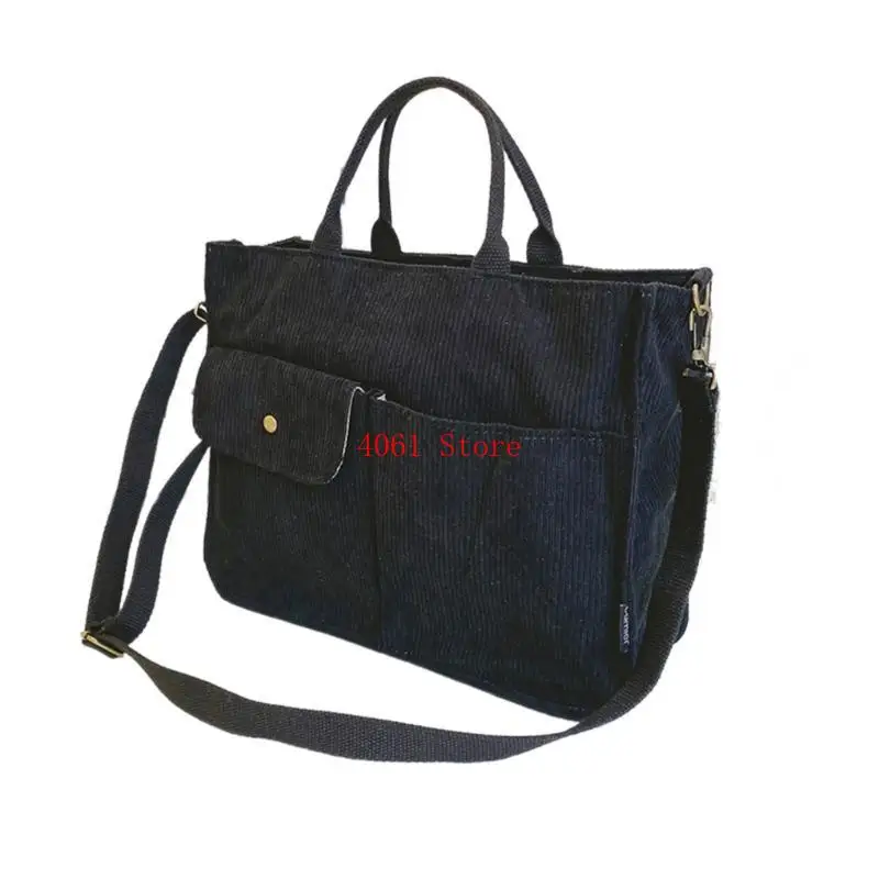 Modern Corduroy Shoulder Bag Stylish Handbag for Women for Various Occasions