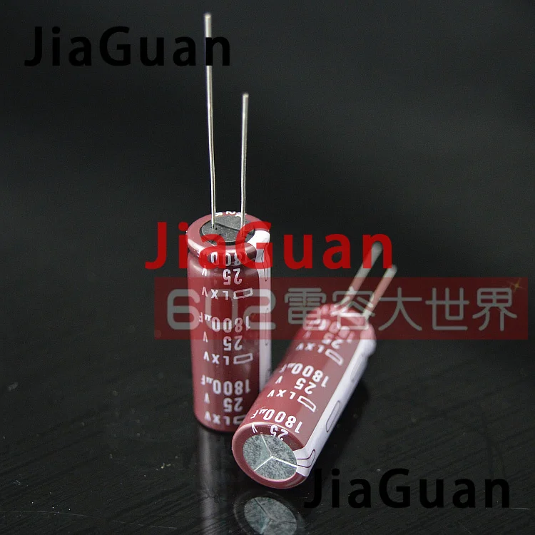 10pcs NEW NIPPON LXV 1800UF 25V 12.5X35MM NCC electrolytic Capacitor 1800UF/25V CHEMI-CON lxv 25V1800UF