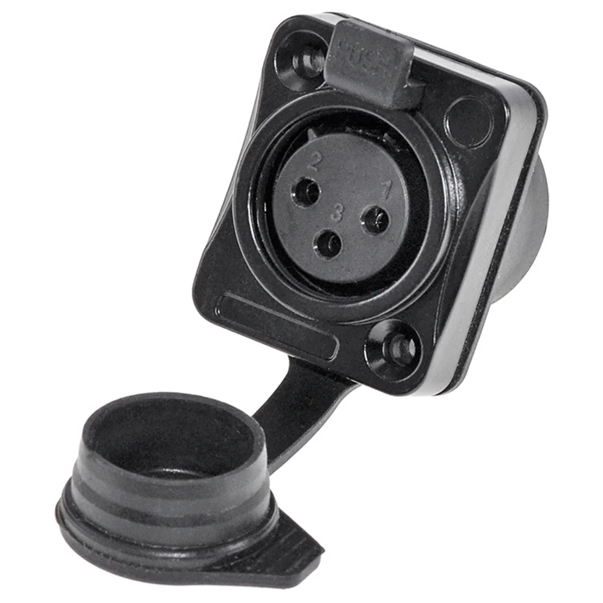 

X62A_3 Держатель полюса 3-полюсный водонепроницаемый мужской и женский микрофон Аудиоразъем, C