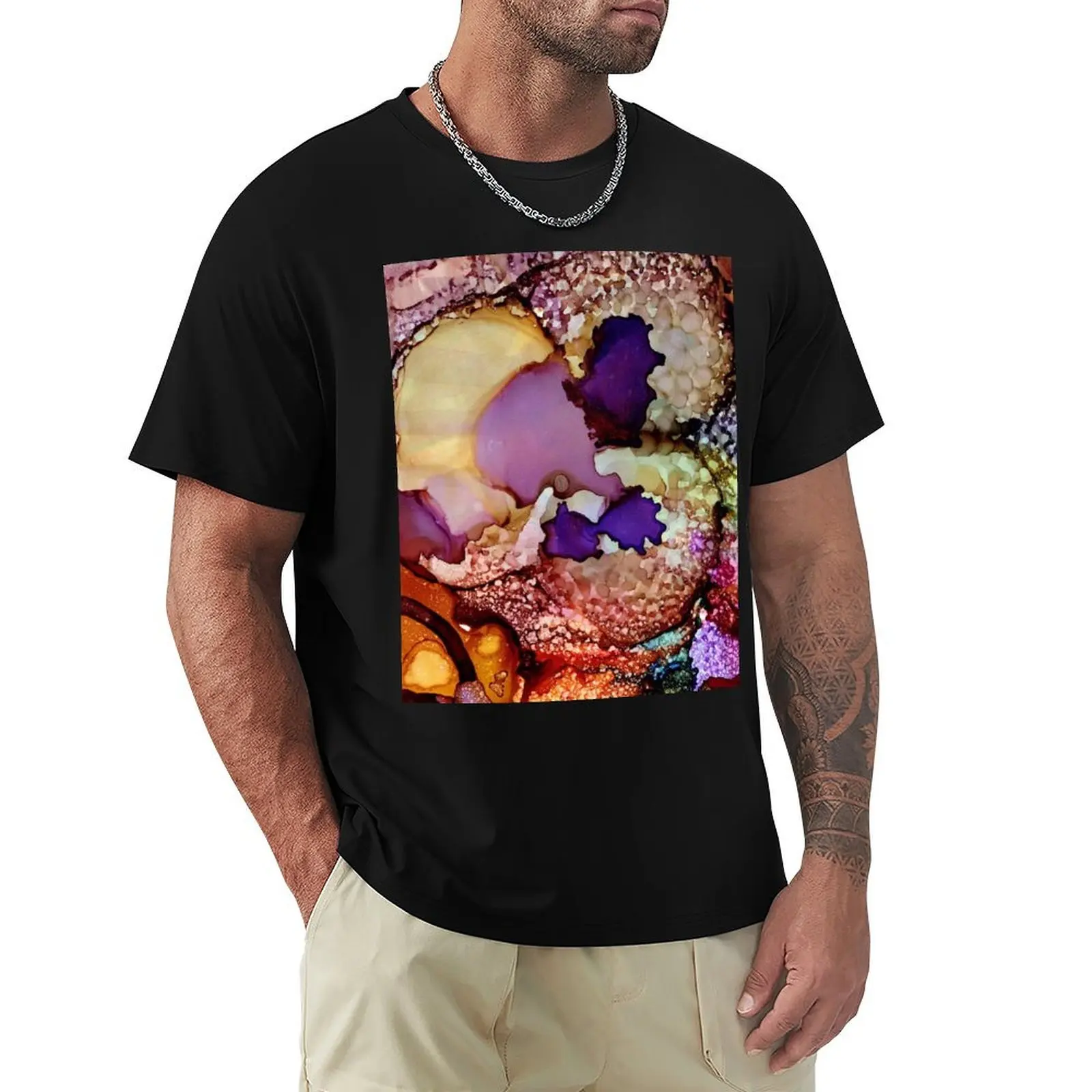 

Blooming Orchid Fantasy T-Shirt customs clothes t shirts for men pack