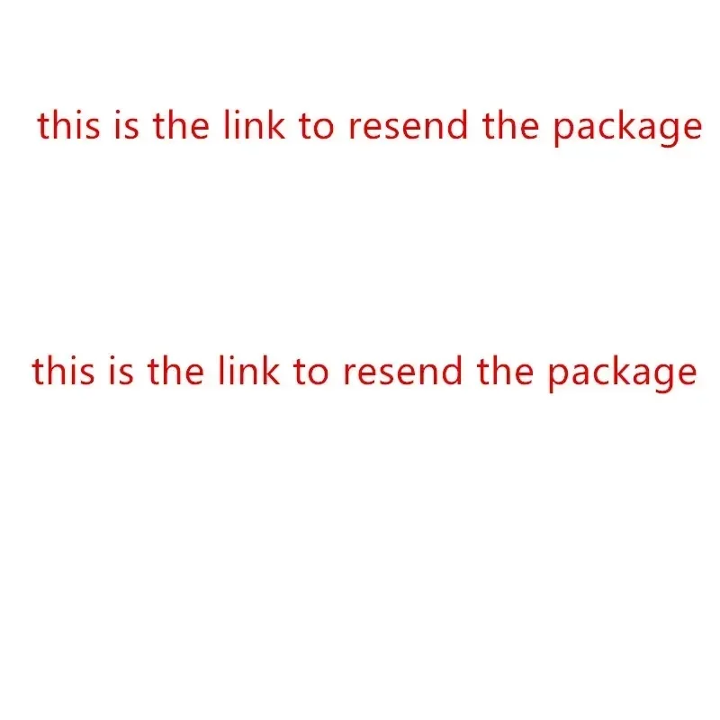 

this is the link to resend the package