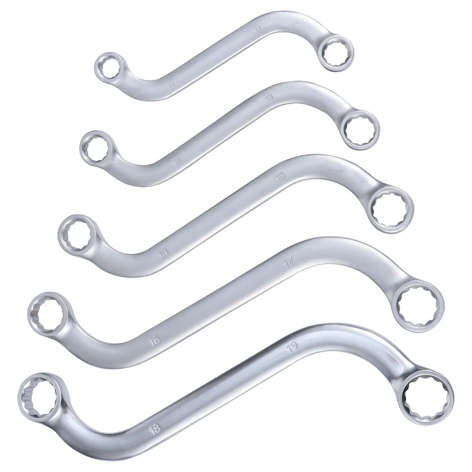 

1Set Auto Repair Wrench Kit Vanadium Steel S-Style Irregular Elbow Car Maintenance Wrench Multifunctional Professional Spanner