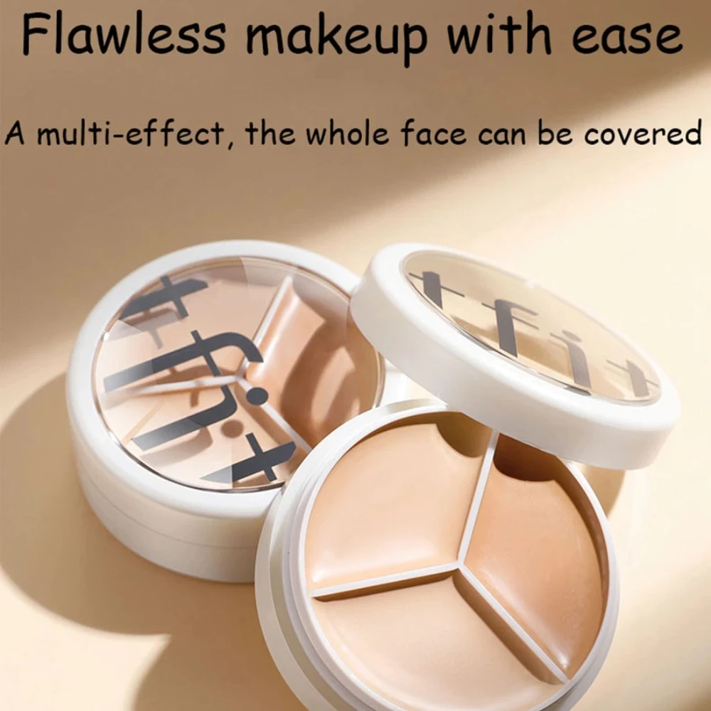 Korea Tfit 3 Color Concealer Palette Professional Makeup Face Eye Contour Face Spot Concealer Dark Circle Correcting Face Makeup