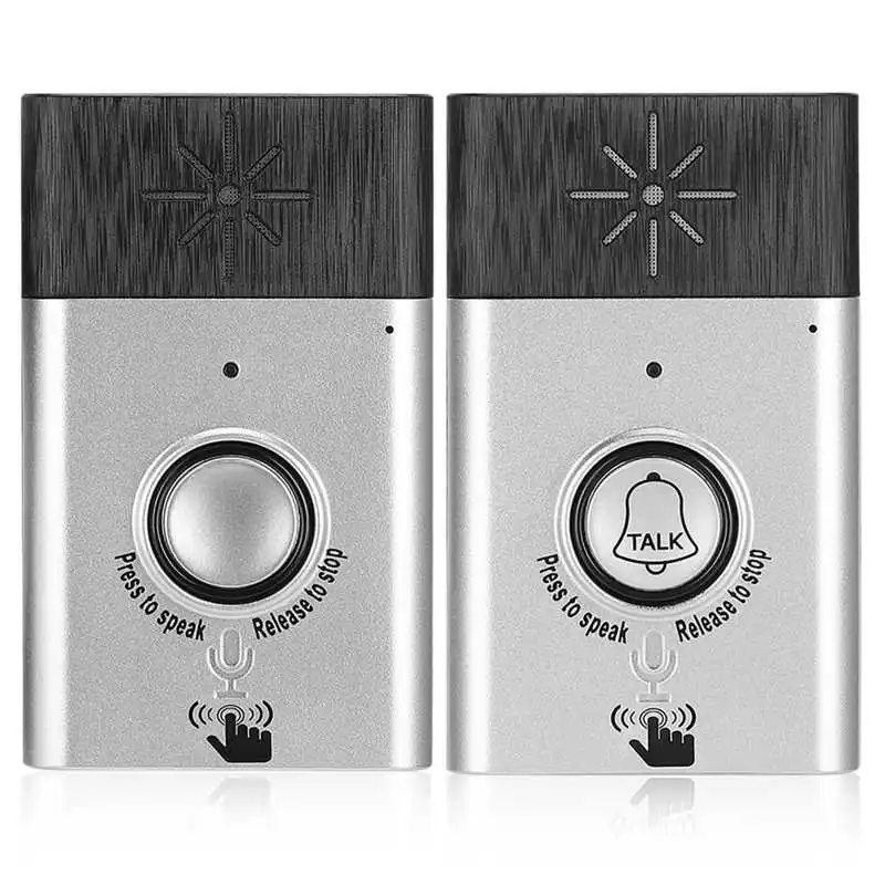 Voz sem fio inteligente 2-way interfone campainha sistema de controle de acesso segurança em casa quente