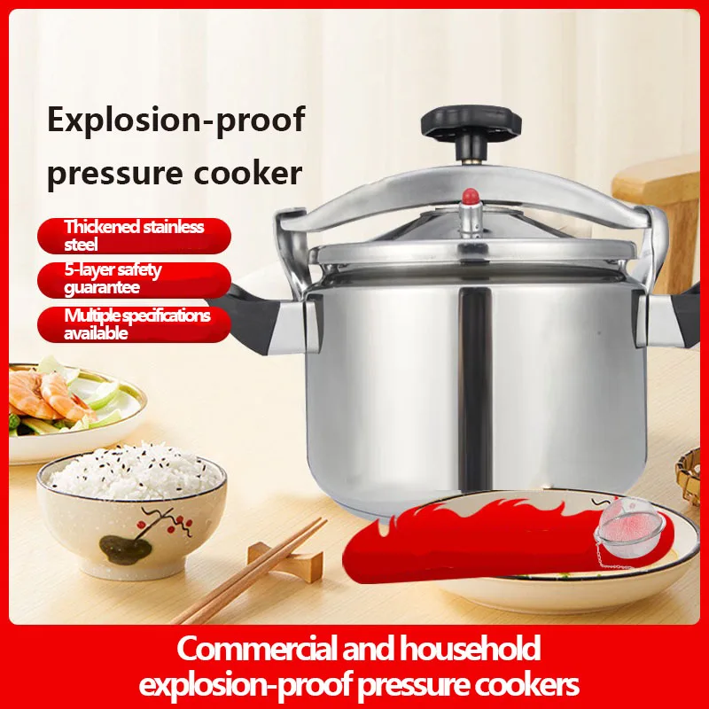 Explosion-Proof Pressure Cooker Replacement Parts,Commercial Large Capacity Thickened for Open Flame Gas Stove,Hotel Special Mod