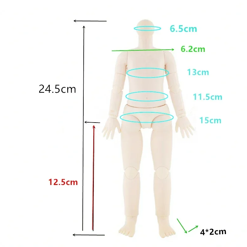 جديد 1/6 ملابس دمى دعوى ل 30 سنتيمتر Bjd دمية فتاة اللعب معطف مجموعة اللعب منزل فستان ملابس جميلة إكسسوارات دمي ، لا دمية #2