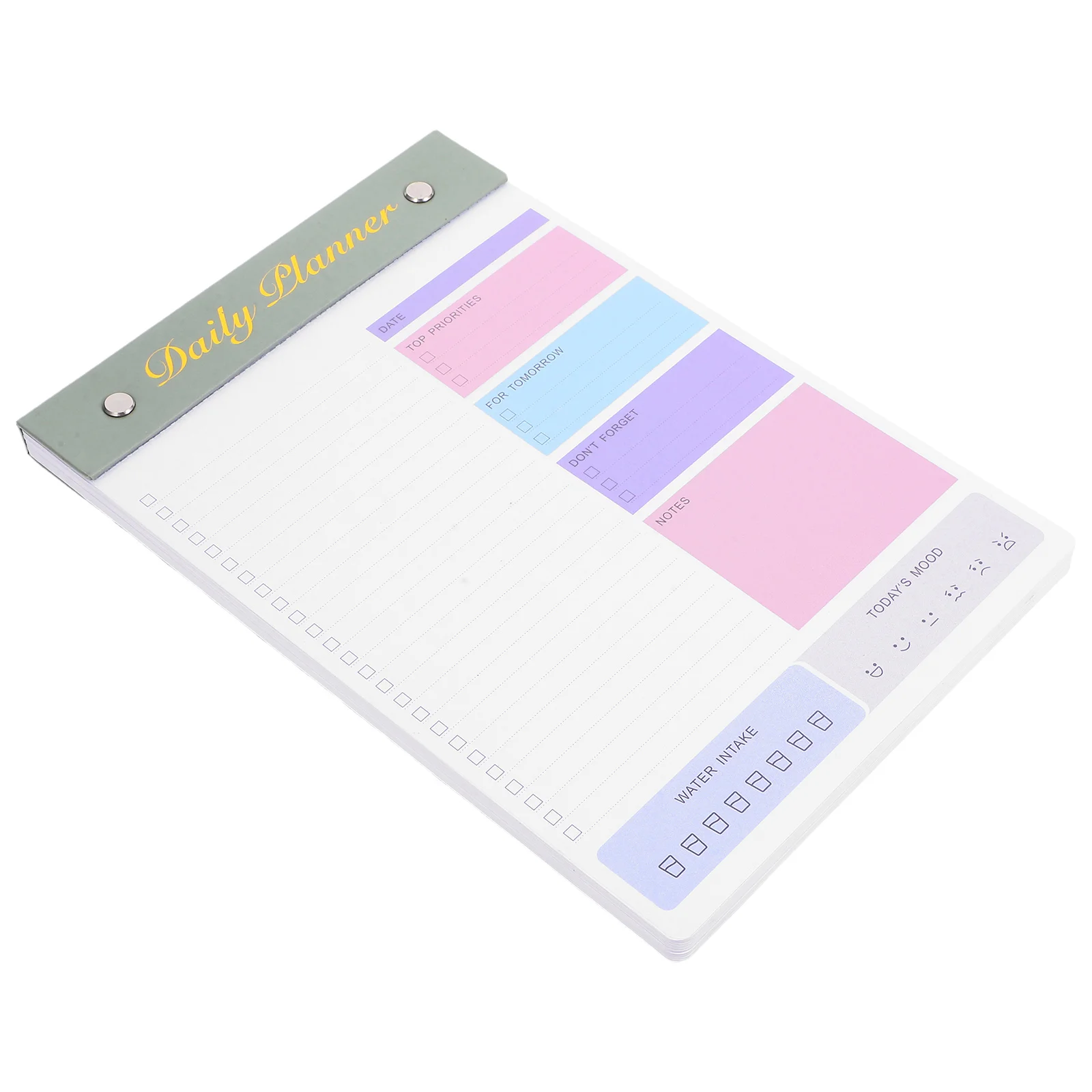 

Daily Schedule Planner Tear Off Notepad Creative Minimalist Design for Students Professionals Work Study Daily Planning Notepad