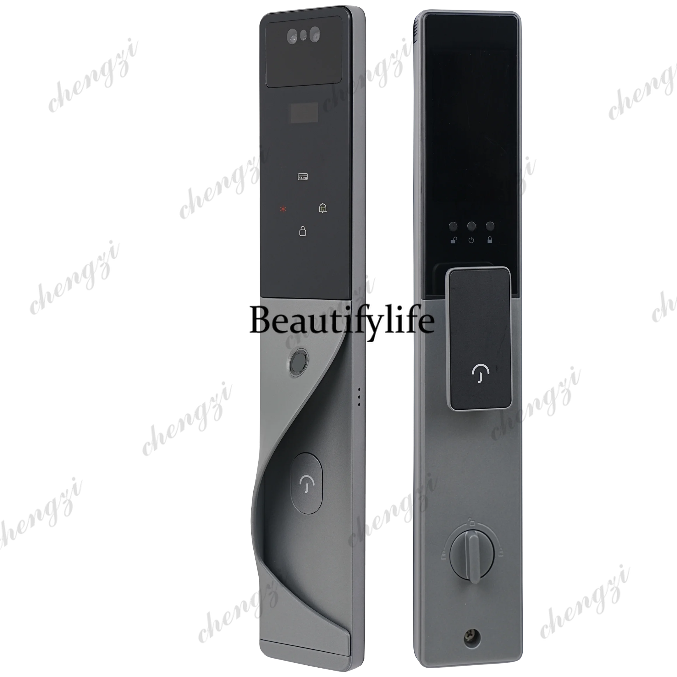 It can lock with palm vein facial recognition and remote control fingerprint locks for security doors